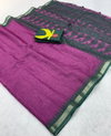 Tew Soft Linen With Designer Saree Wholesale Clothing Distributors In India